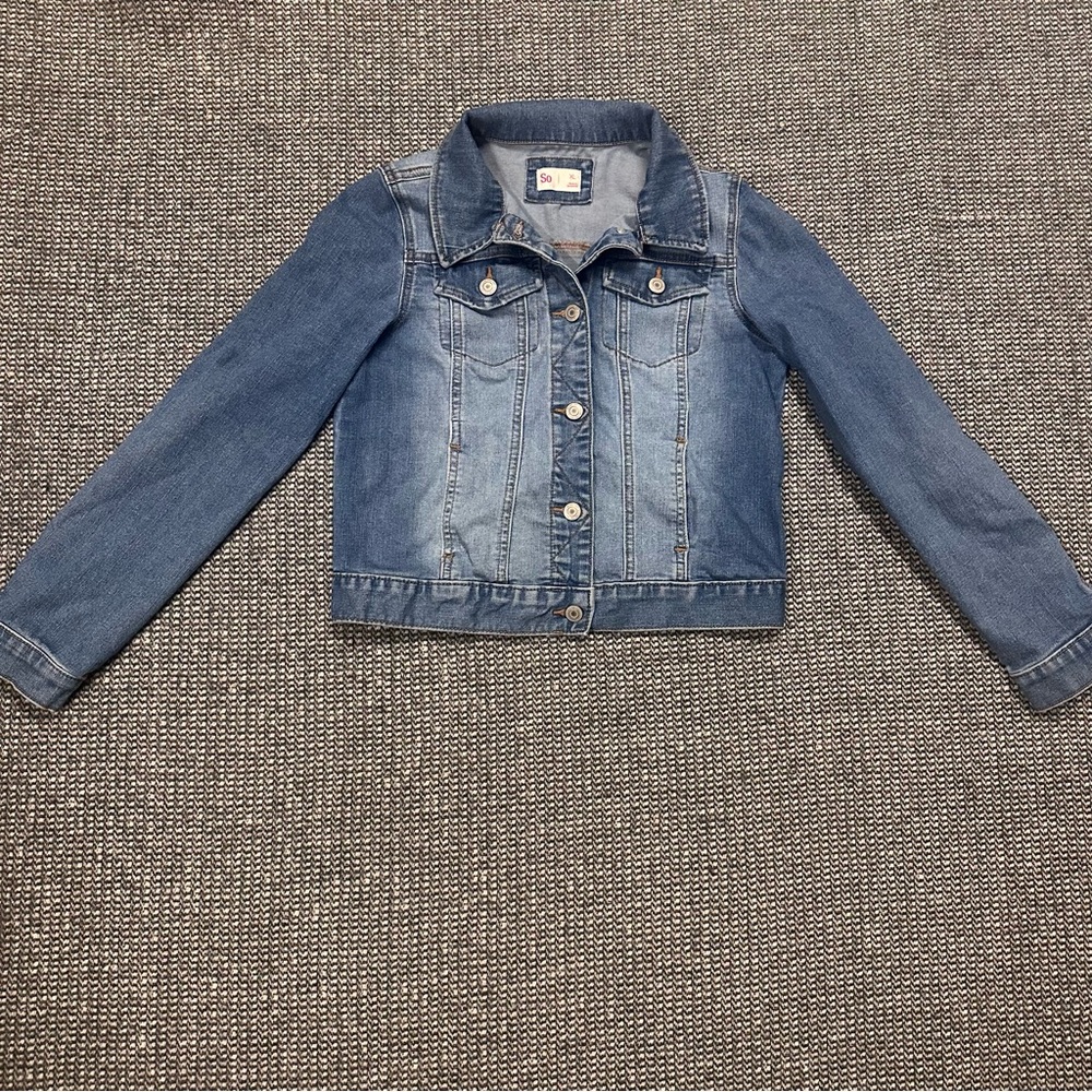 SO Classic Blue Jean Jacket for Kids